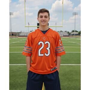 Reebok Chicago Bears Youth Jersey Y2K Devid Hester NFL #23 Football Orange 14-16